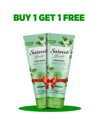 Buy 1 Savannah Anti-Acne Moringa Facewash 100 ml Get 1 Free