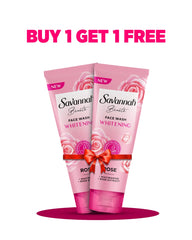 Buy 1 Savannah Whitening Rose Facewash 100 ml Get 1 Free
