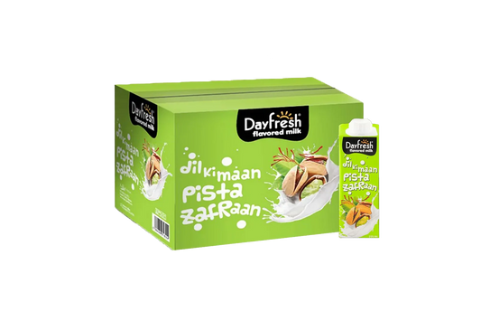 Dayfresh Pista Zafran Flavored Milk 235ml - 225 ml - 12pcs Case