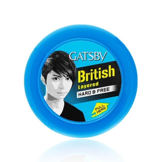 Gatsby British Layered Hard & Free Wax, 75gm