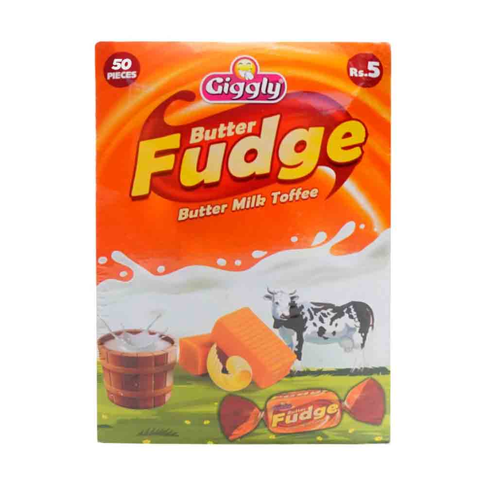 Giggly Fudge Butter Milk Toffee 50pcs Box