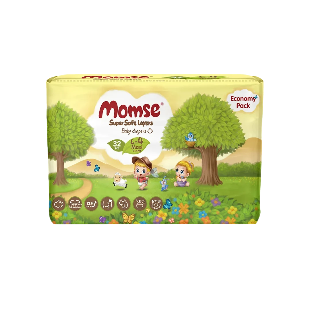 Momse Baby Diapers Large 32pcs