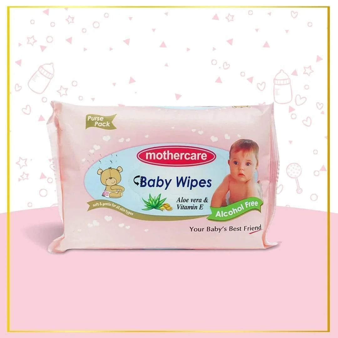 Mother care Baby Wipes Pink 25pcs