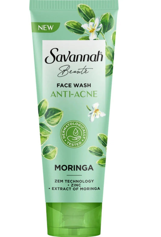 Savannah Anti-Acne Moringa Facewash 100 ml