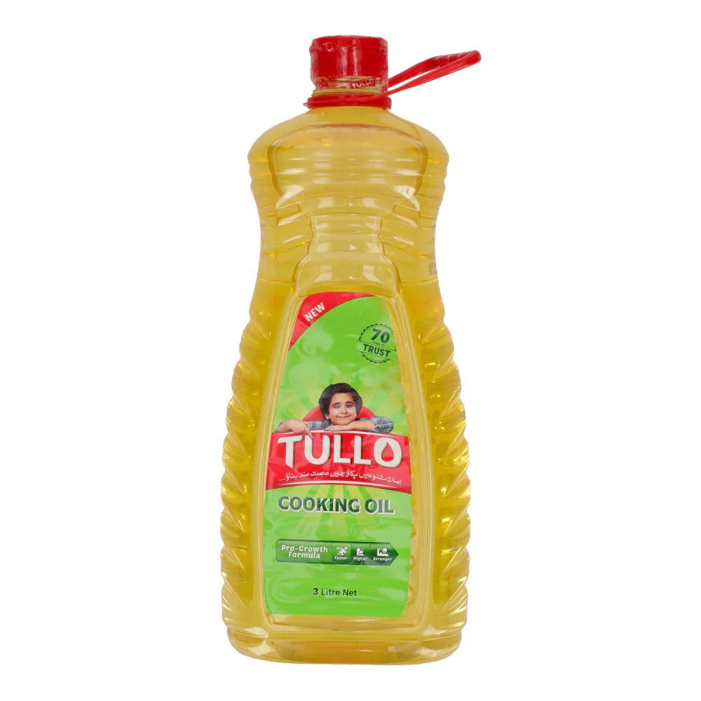 Tullo Cooking Oil Bottle 3 Ltr