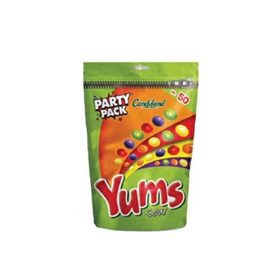 Candyland Yums Sour Fruity Chew Party Pack