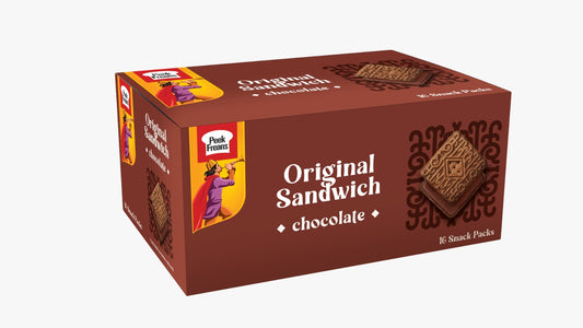 Peek Freans Chocolate Sandwich Snack Pack Box