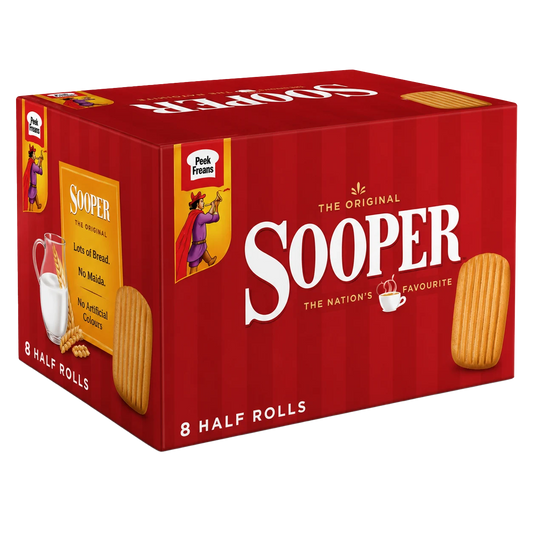 Peek Freans Sooper Half Roll Box