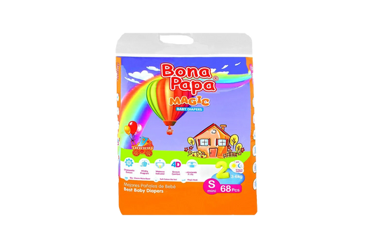 Bona Papa Magic Baby Diapers Small 68Pcs