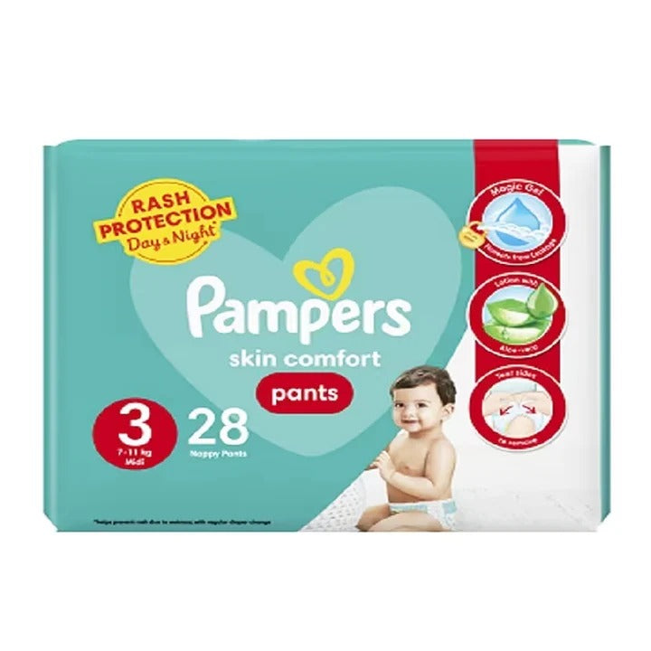 Pampers Pants Midi Size 3, (31 Counts)