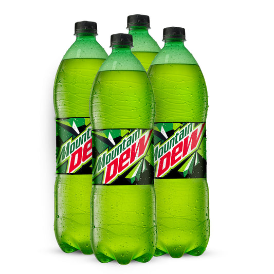 Mountain Dew Soft Drink  Bottles 2.25 Litre 4-Pcs Case