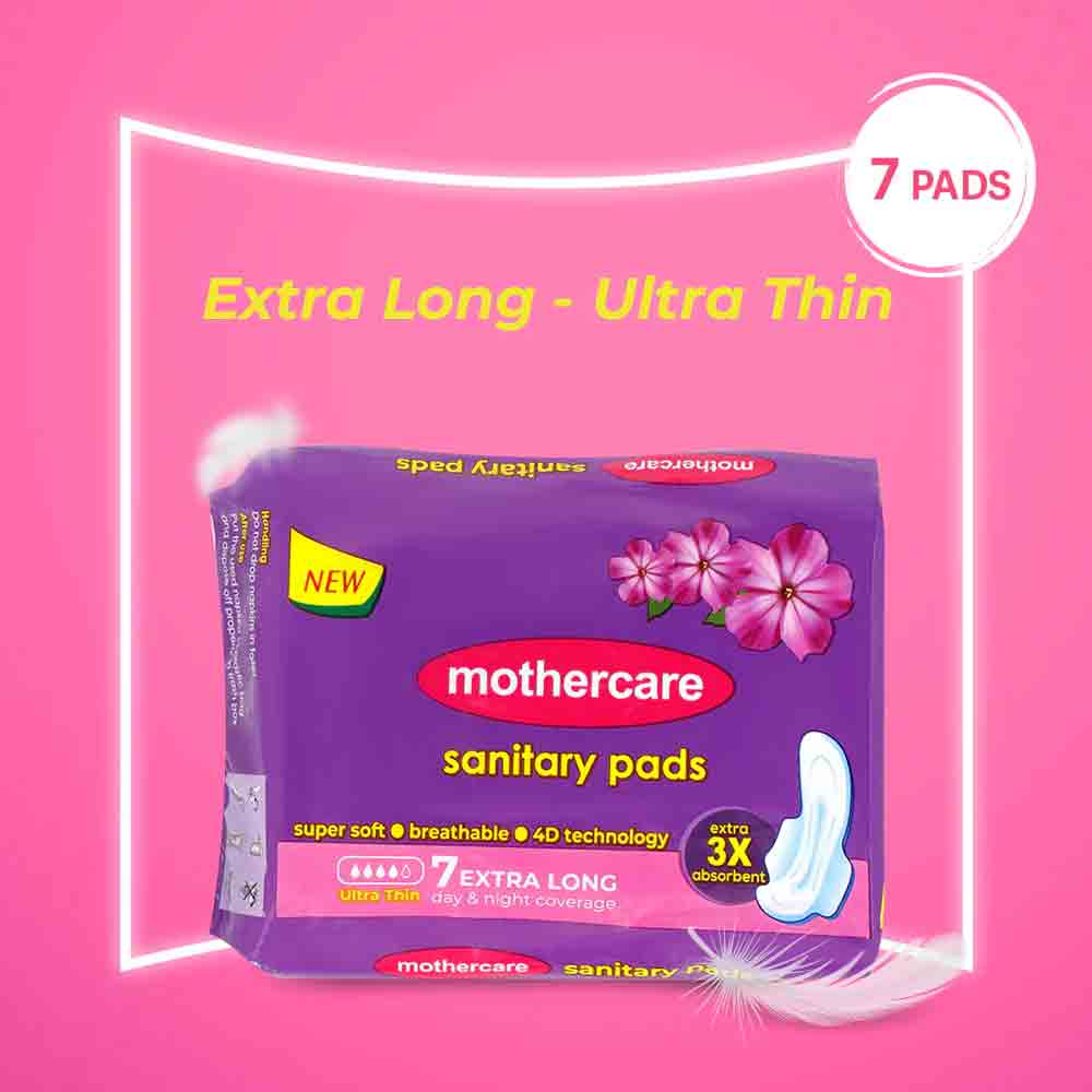 Mother care - Ultra Thin Extra long Sanitary Pads 7pcs