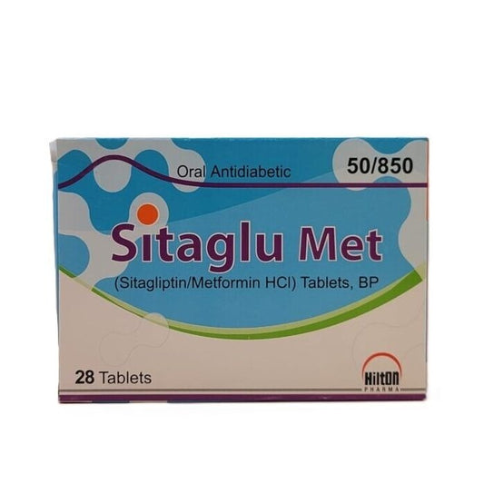 SITAGLU MET 50MG+850MG TABLETS 7S
