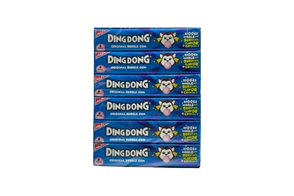 Hilal Ding Dong Original Bubble Gum Sticks 12Pcs Pack