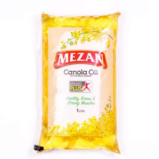 Mezan Canola Oil 1 Litre Pouch